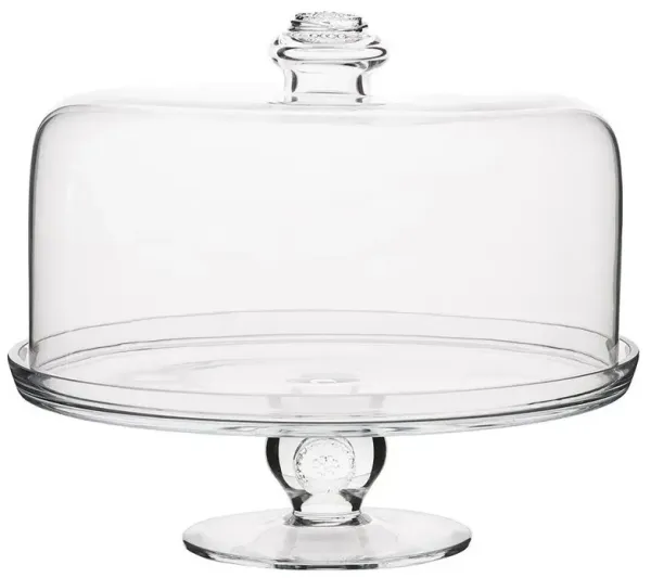 Juliska Berry & Thread Clear Glass Cake Pedestal