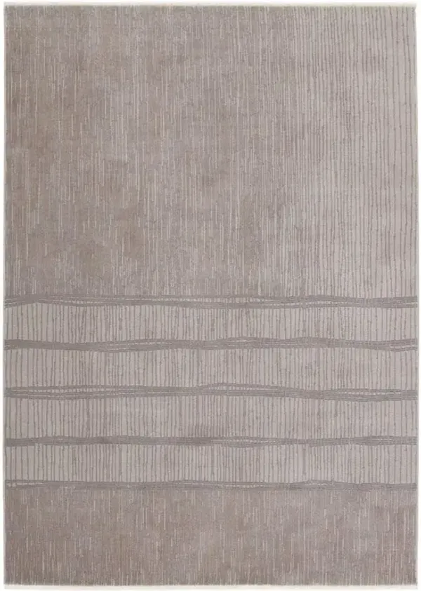 Solomon Modern Classic Taupe Patterned Rug - 7'10"x10'10"