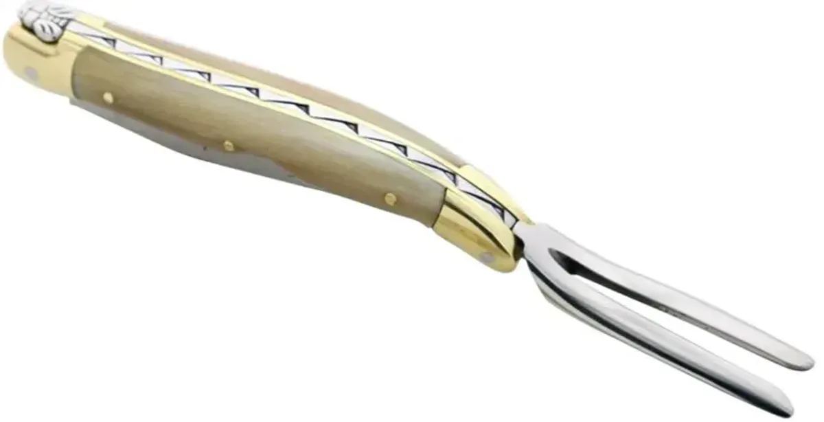 Forge de Laguiole Modern Classic Grey Horn Tip Golf Divot Tool with Knife