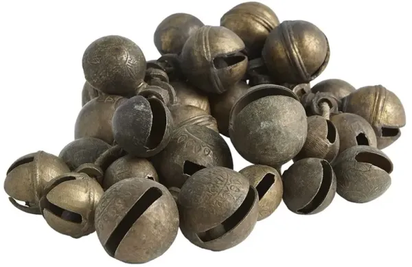 Caspian Brass Bell Cluster - Large