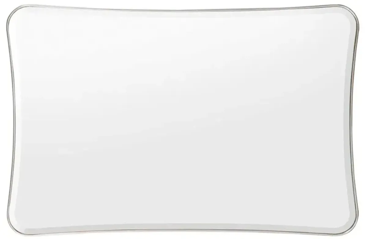 John-Richard Chalon Modern Classic Silver Metal Rectangular Wall Mounted Mirror