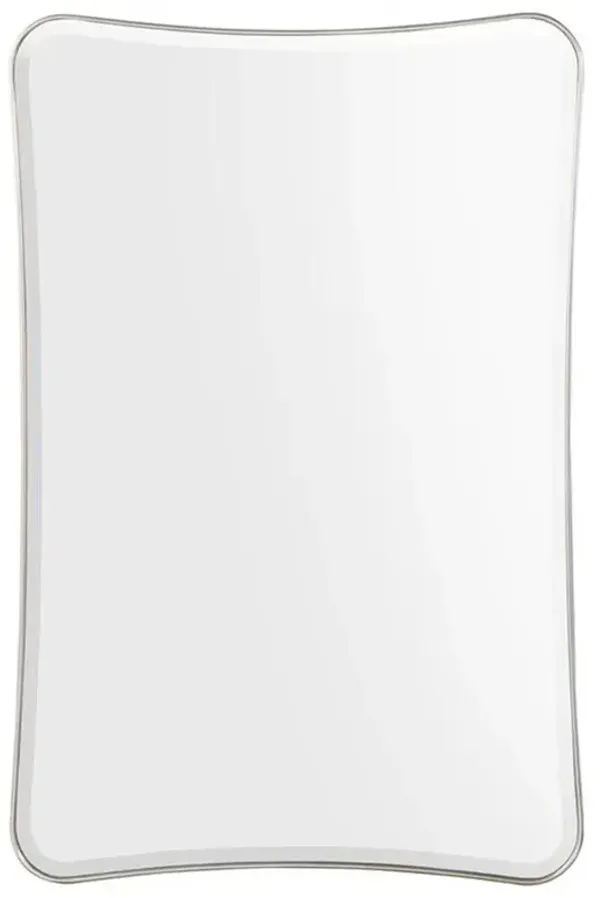 John-Richard Chalon Modern Classic Silver Metal Rectangular Wall Mounted Mirror