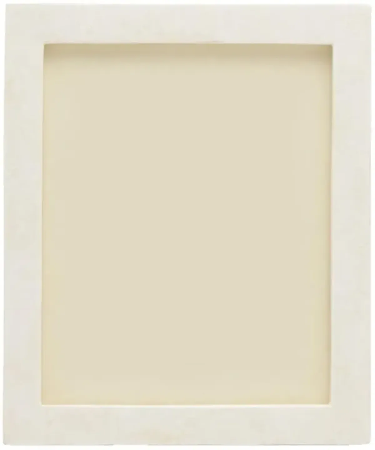 Pigeon And Poodle Bethany Hollywood Regency White Clamshell Picture Frame - 8x10