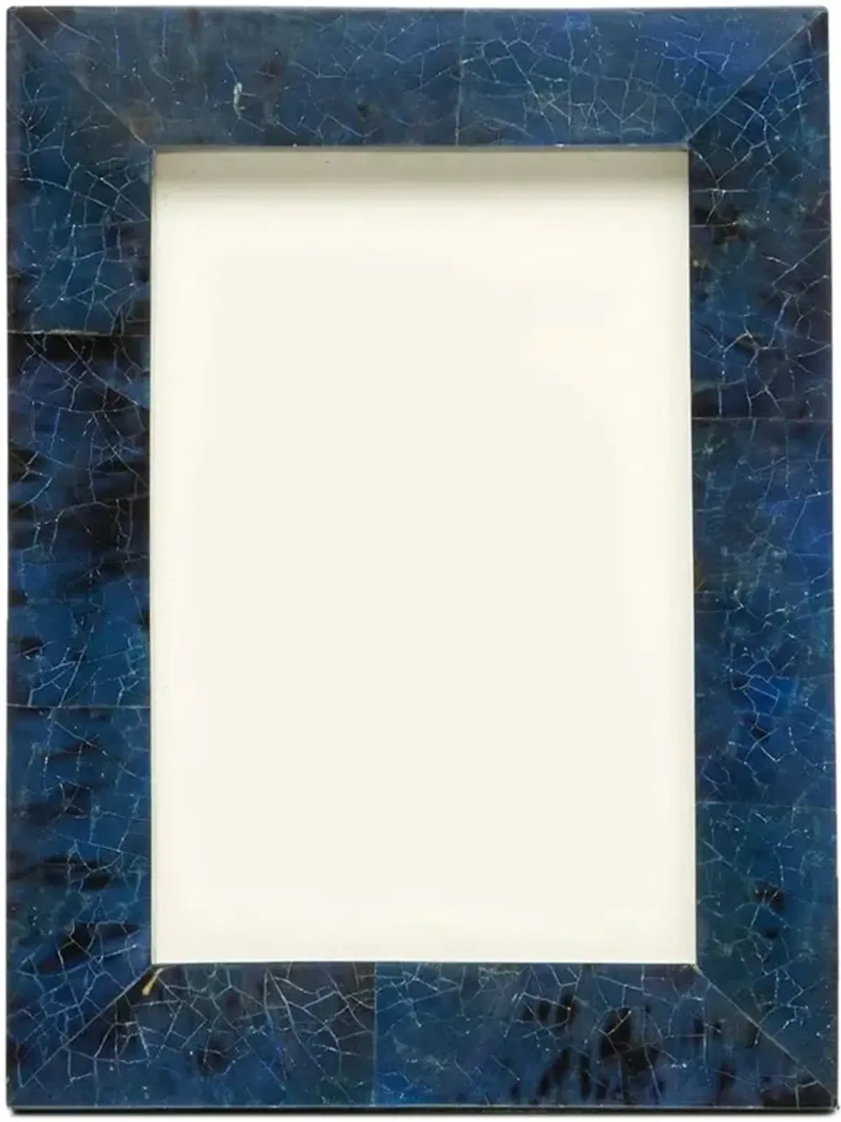 Pigeon And Poodle Colmar Coastal Beach Dark Blue Pen Shell Picture Frame - 4x6