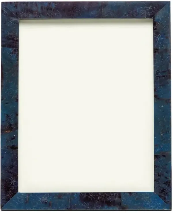 Pigeon And Poodle Colmar Coastal Beach Dark Blue Pen Shell Picture Frame - 8x10