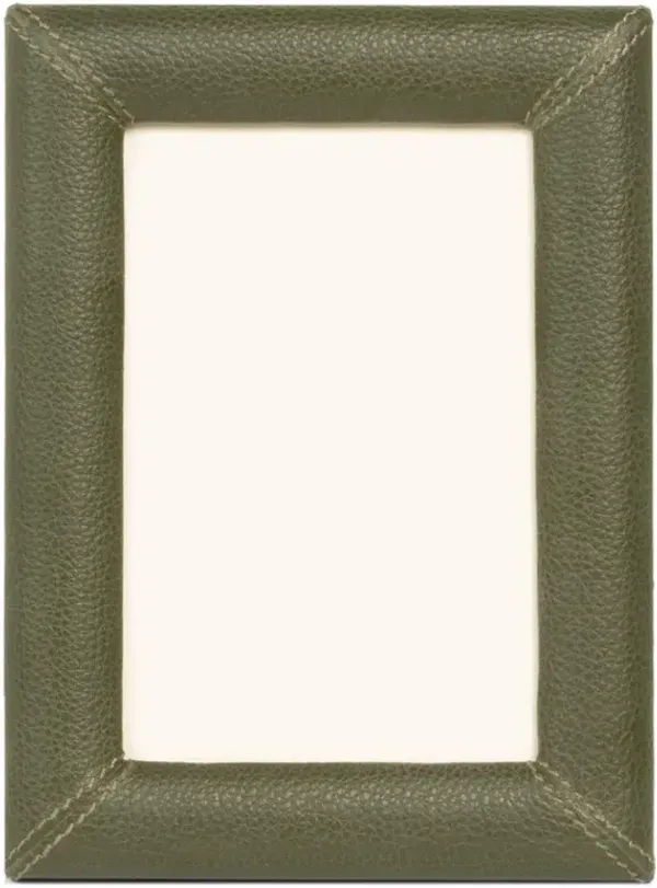 Pigeon And Poodle Eton Modern Classic Forest Leather Picture Frame - 4x6