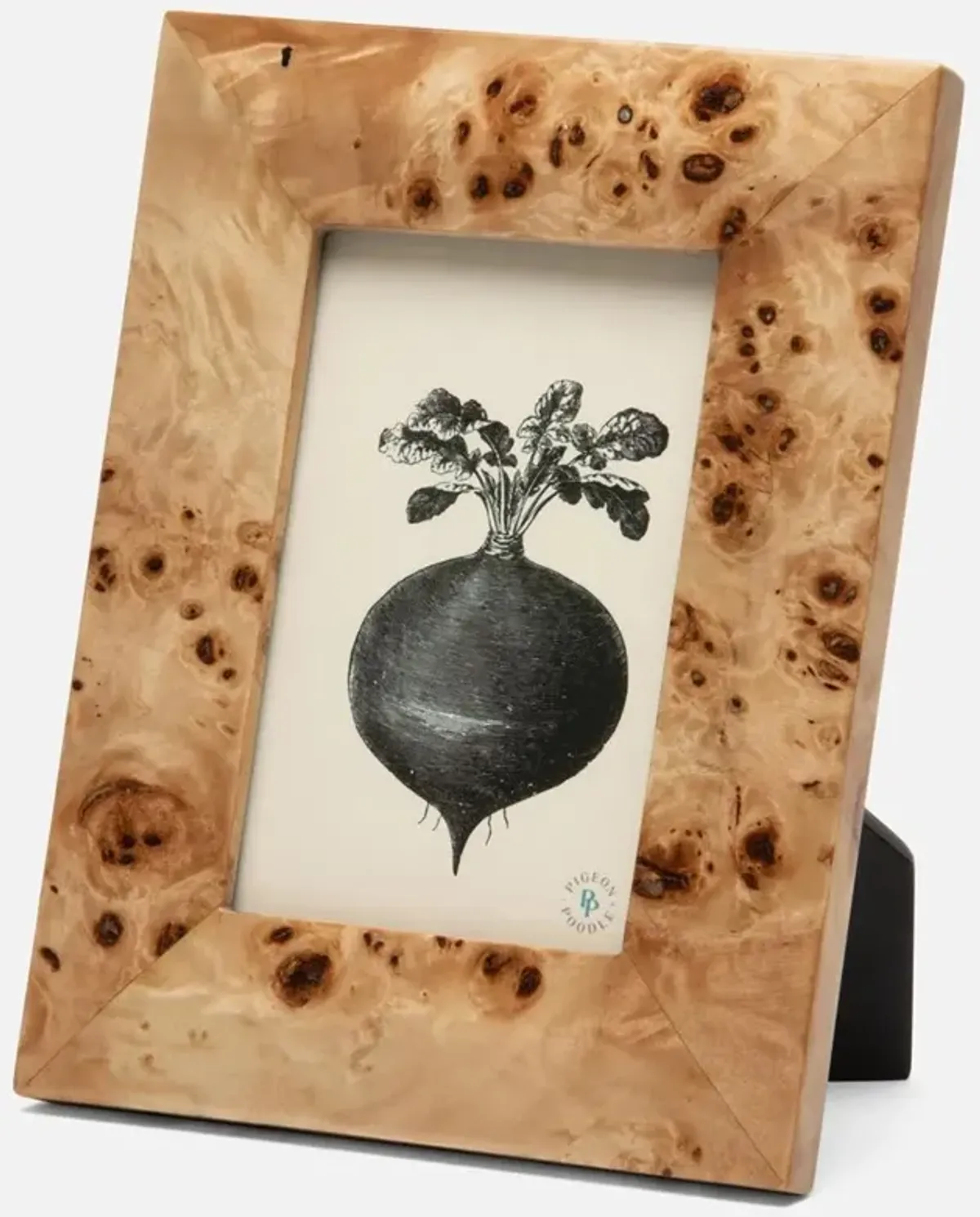 Pigeon And Poodle Narvik Rustic Burl Maple Veneer Picture Frame - 4x6