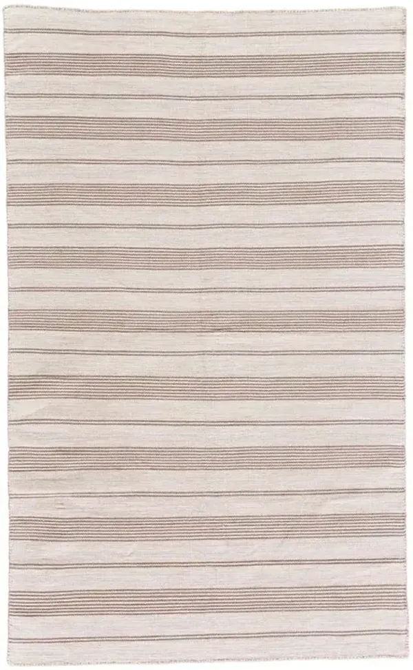 Claude Modern Classic Brown Striped Indoor Outdoor Rug - 8'x11'