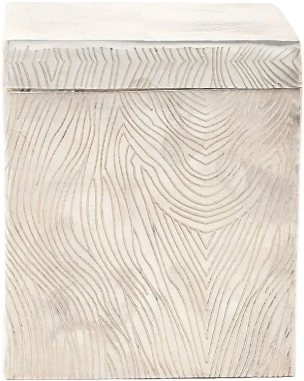 Pigeon and Poodle Humbolt Hollywood Matte Silver Metal Canister