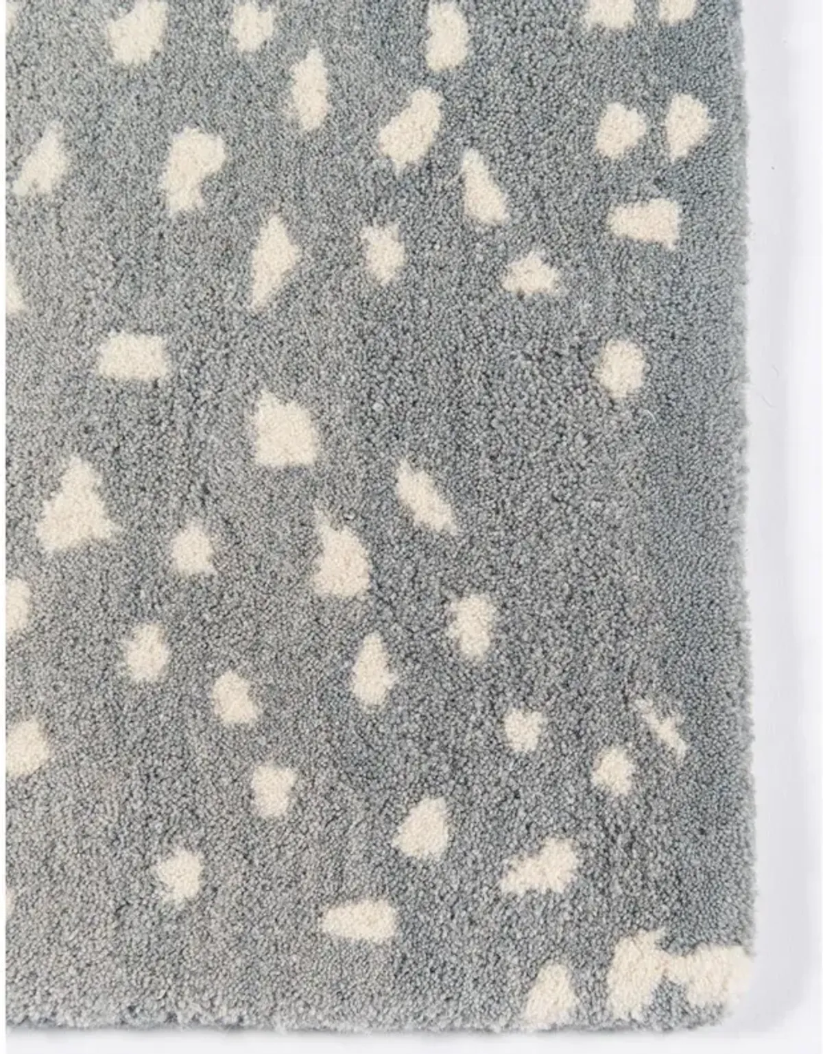 Hayde Modern Classic Blue Ombre Wool Animal Patterned Rug - 2'6"x8'