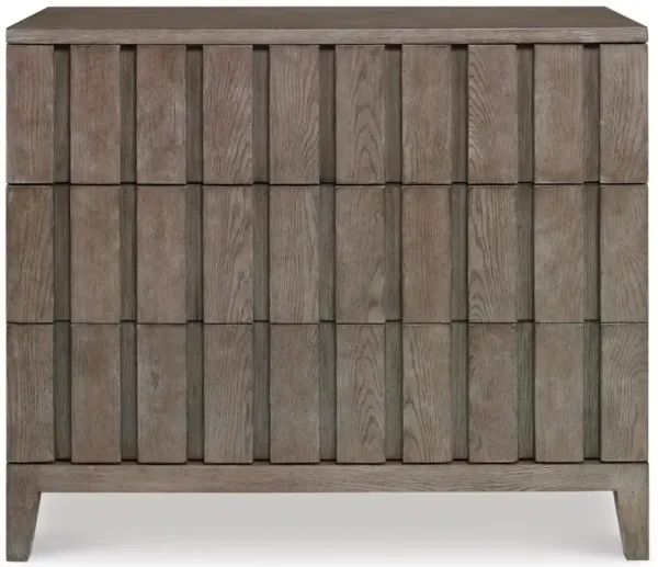 Century Casa Bella Rustic Lodge Timber Grey Oak Wood 3 Drawer Bachelor Chest