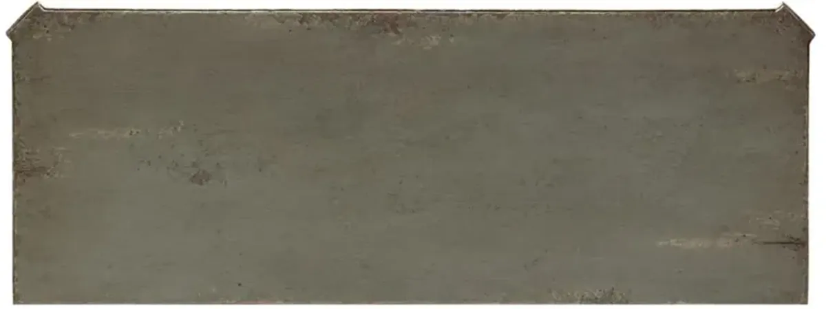 Century Corbett French Grey Wood Gold Leaf Brass Accent 3 Drawer Bachelor Chest