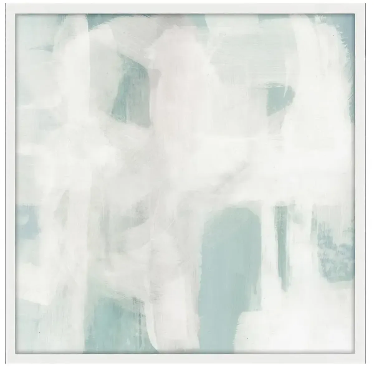 Indivar Matte White Frame Painting - 40x40