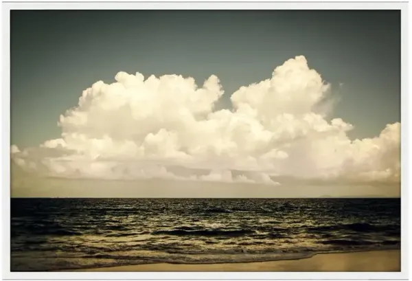 St. Barth's Sunset Matte White Frame Photograph - 45x30