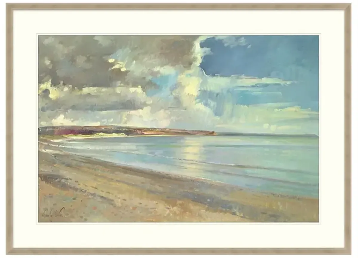 Agea Coastal Beach Peace Blue Seascape Painting