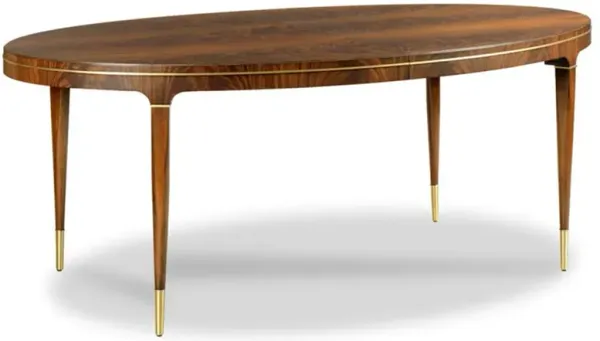 Lynn Mid Century Margate Brown Wood Extendable Dining Table - 78-118"W