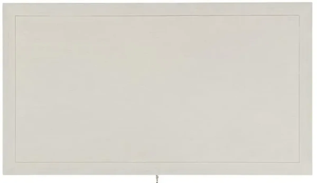 Sarah French Country Carrara White Hardwood Nightstand
