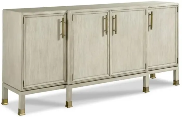 Nova French Country Beige Ash Wood 4 Door Sideboard Buffet