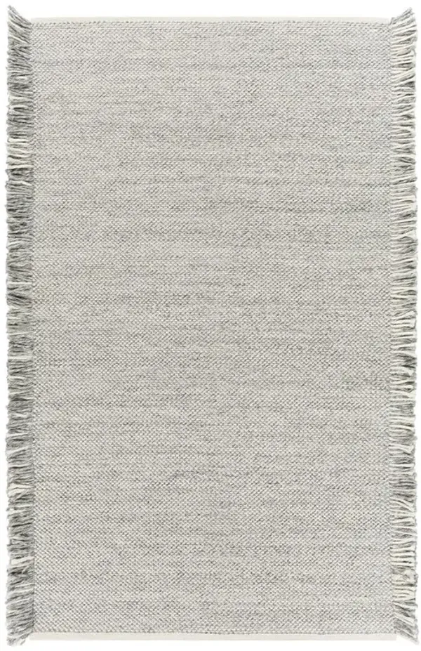 Alegra Modern Classic Grey Solid Rug - 8'10"x12'