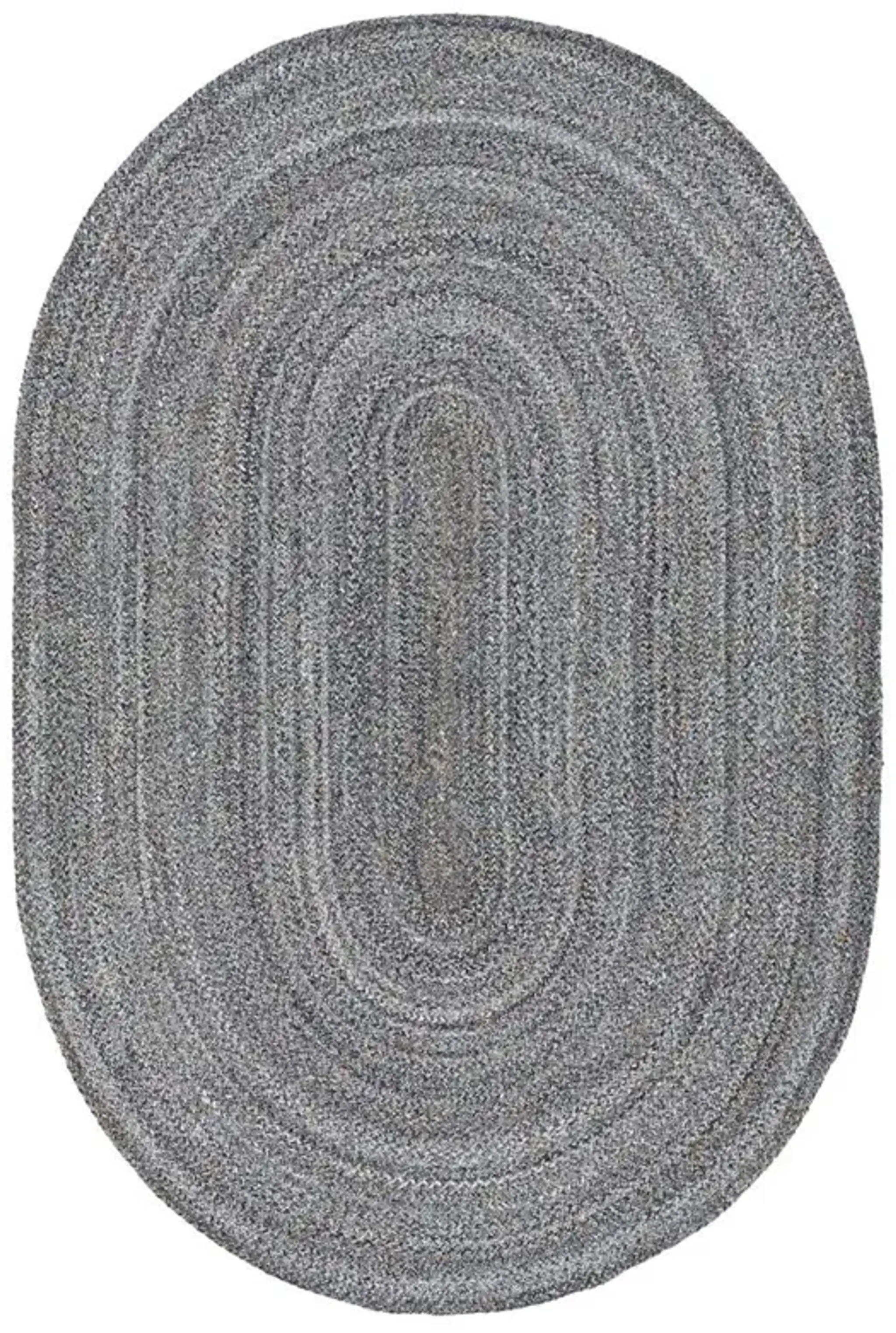Ali Modern Classic Dark Grey Textured Solid Rug 6x9 Oval Kathy Kuo Home ...