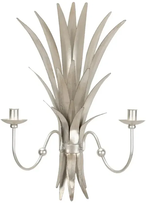 Tresdale Wheat Regency Silver Iron Sconce