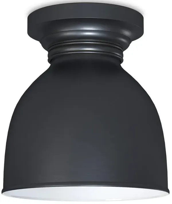 Pantry Industrial Loft Oil Rubbed Bronze Steel Flush Mount