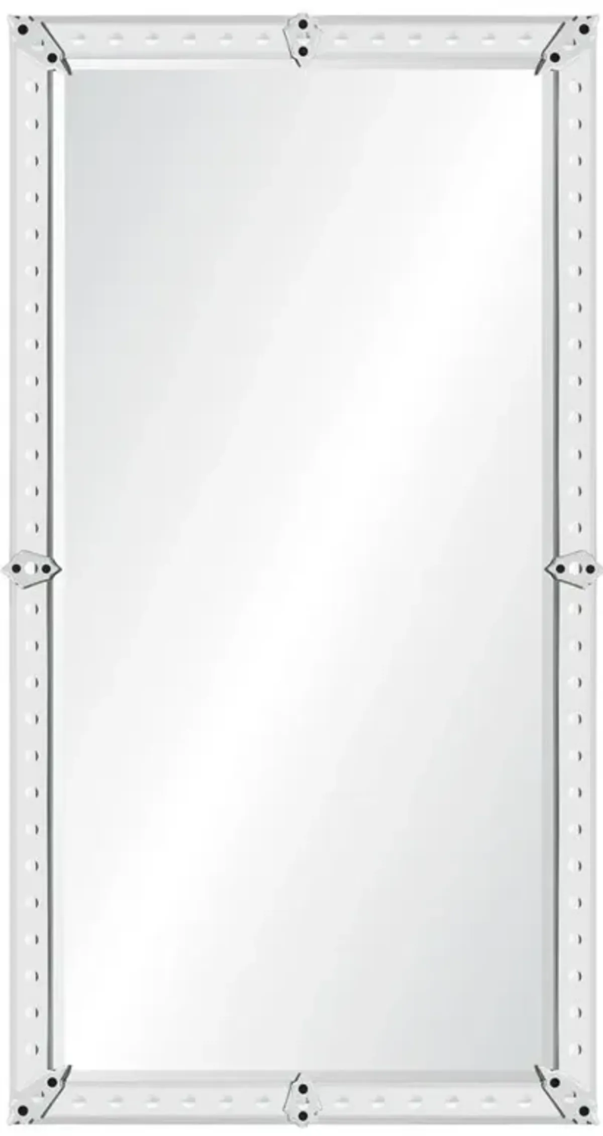 Thomas Modern Classic Beveled Glass Rectangular Wall Mirror - Small