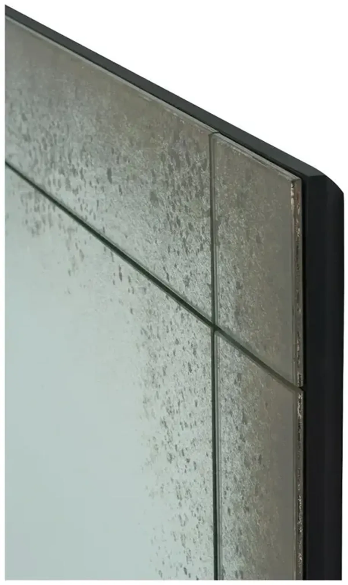 Trevor French Country Antique Glass Rectangular Wall Mirror - Large