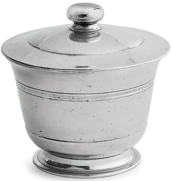 Roma Mid Century Modern Pewter Tall Canister