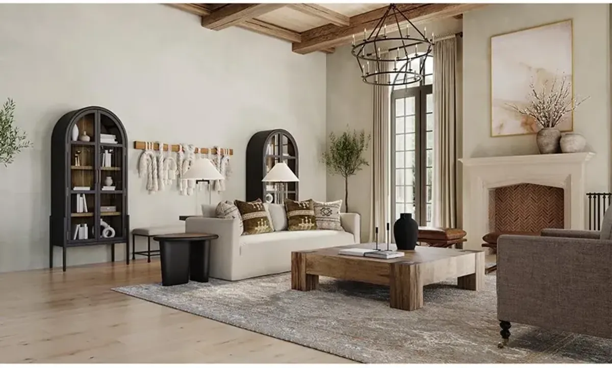 Lianne French Country Moss Potted Green Olive Tree