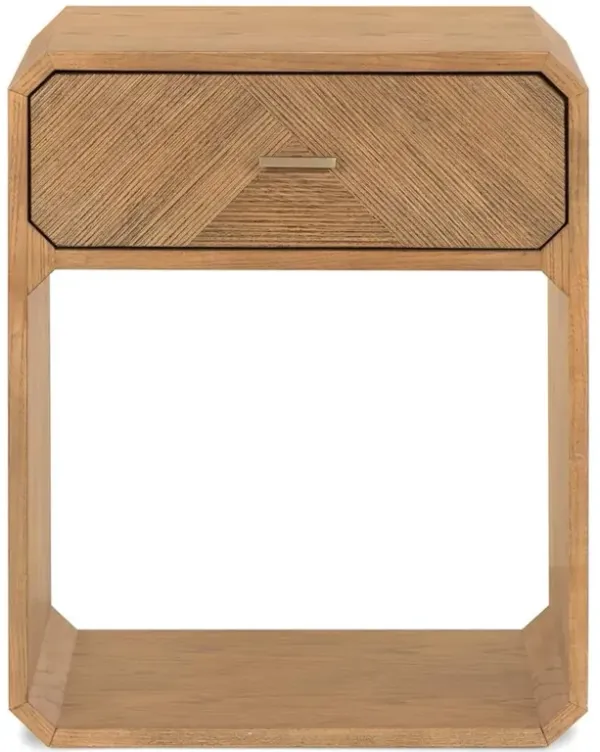 Joy Modern Classic Natural Ash Wood Nightstand