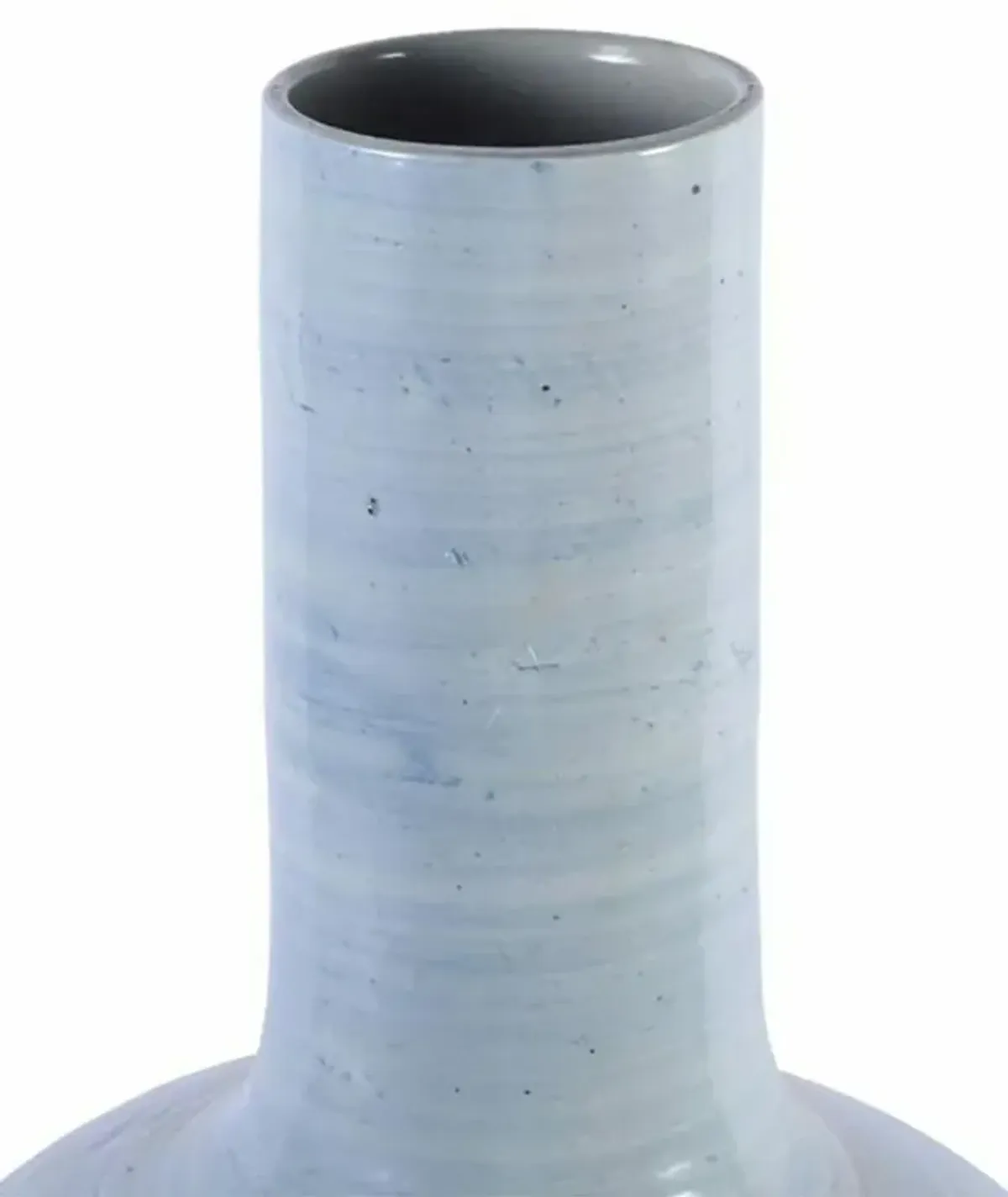 Gunner Coastal Beach Blue Porcelain Decorative Table Vase - Small
