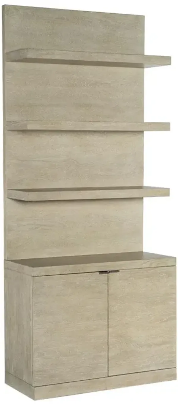 Nelly Modern Classic Brown Oak Wood Bookcase