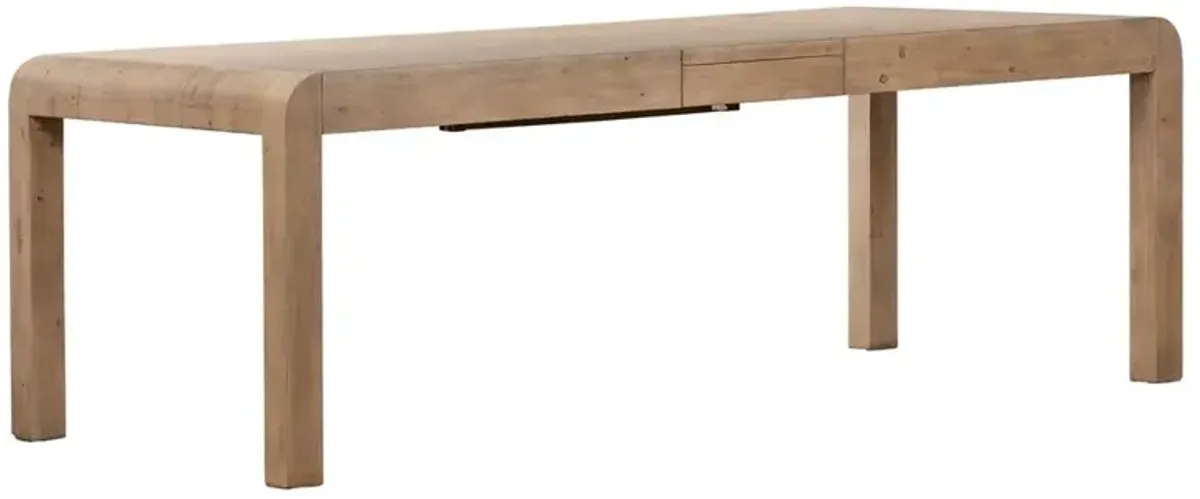 Noah Rustic Lodge Grey Reclaimed Wood Extendable Dining Table - 71"-87"W