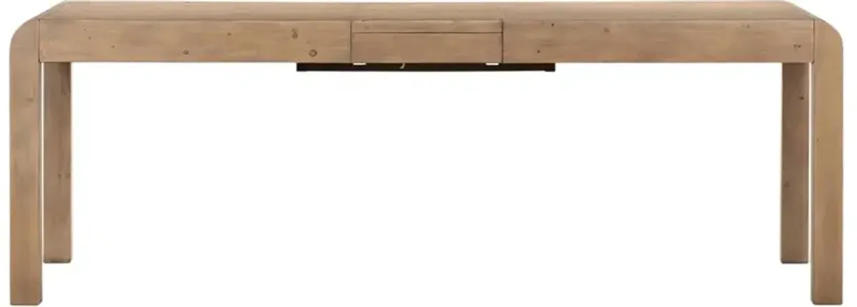 Noah Rustic Lodge Grey Reclaimed Wood Extendable Dining Table - 71"-87"W