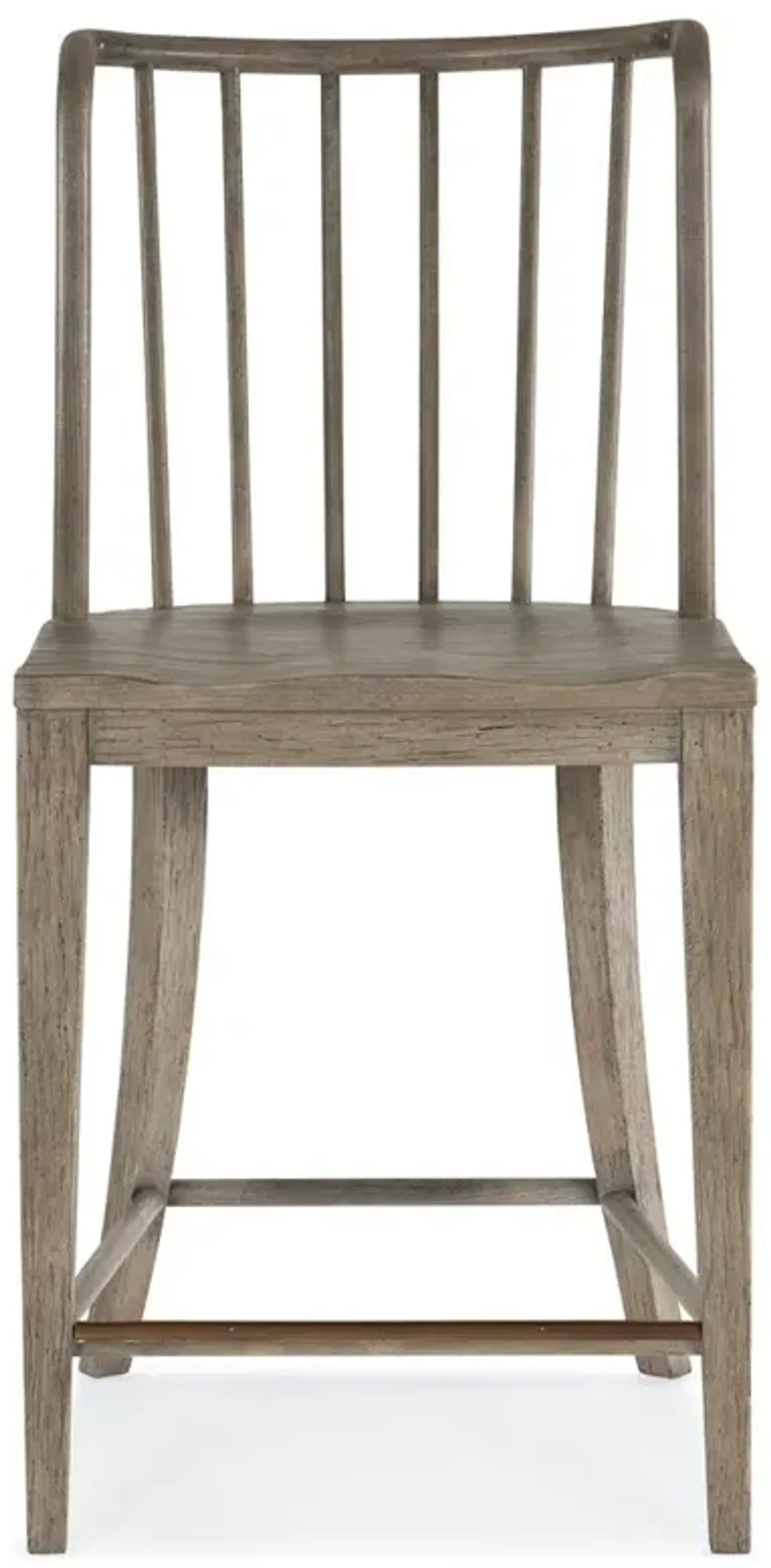 Isabel French Country Brown Wood Counter Stool | Furniture.com