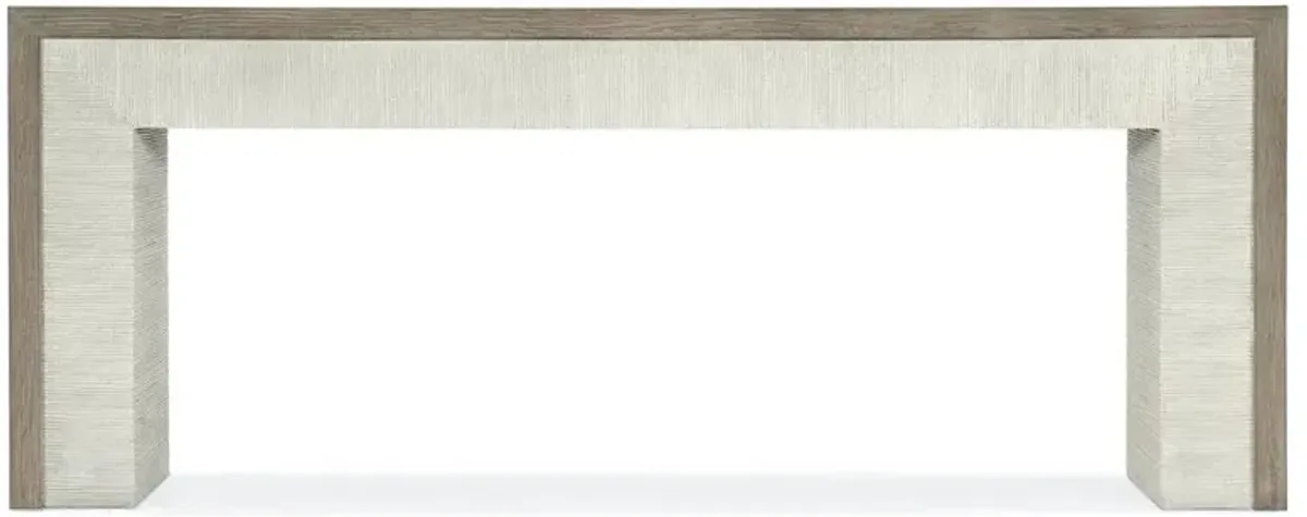 Beckett Modern Classic Grey Oak Wood Rectangular Console Table