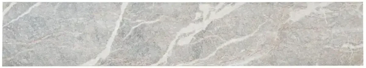 Patrick Coastal Beach Brown Wood Base Stone Top Rectangular Console Table