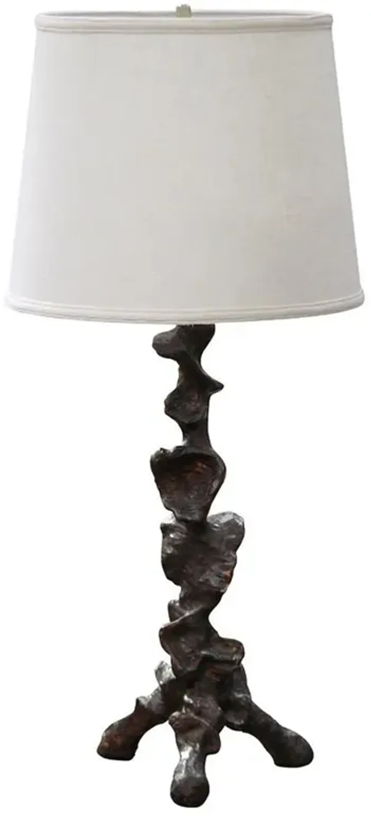 Klemm French Country Antique Bronze Resin Table Lamp