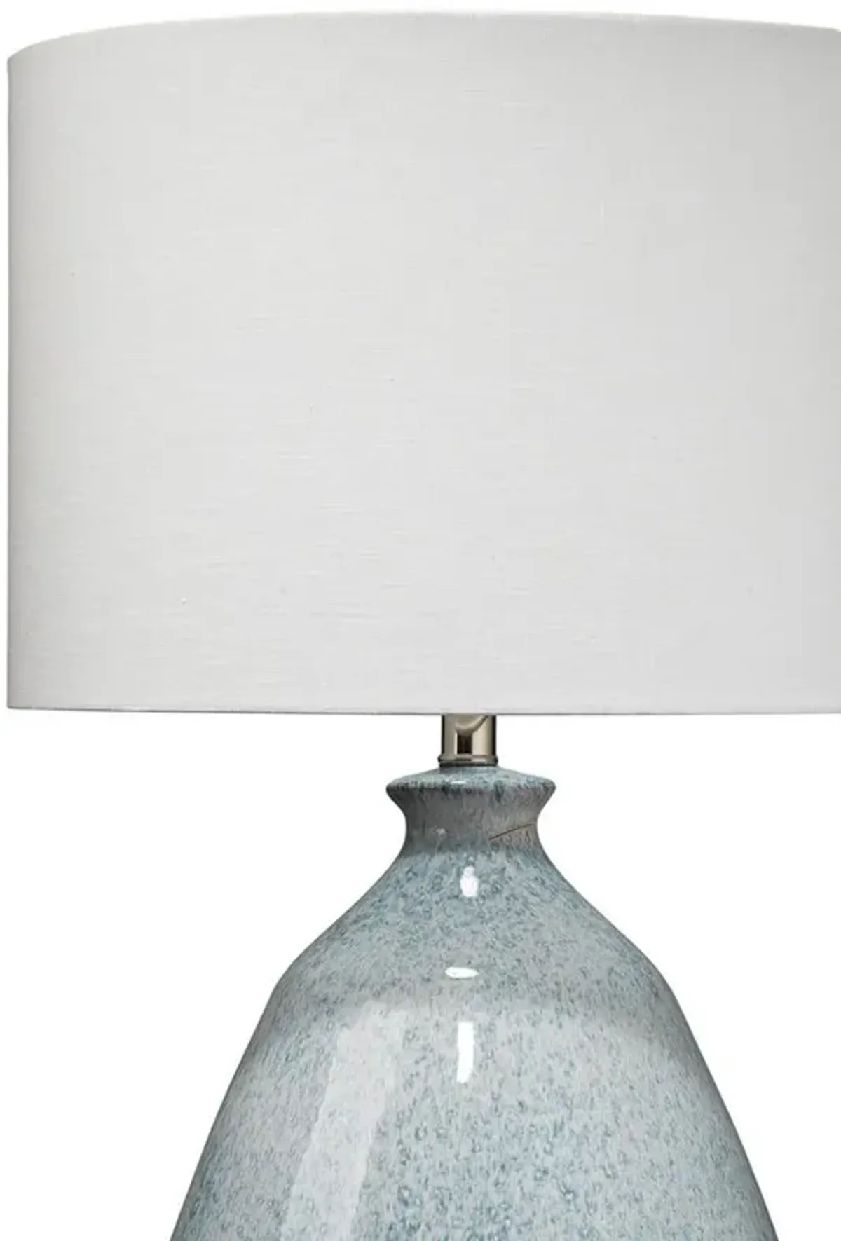 Krista Coastal Beach Blue Ceramic Bedside Table Lamp