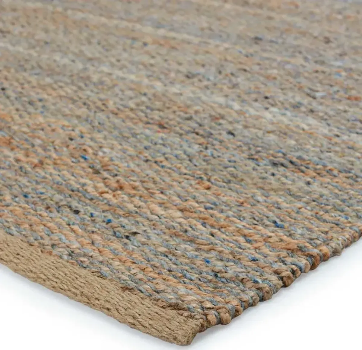 Rhiannon Modern Classic Handwoven Grey Natural Jute Rug - 10'x14'
