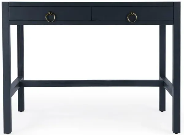 Allura Modern Classic Blue Wood Desk