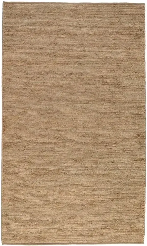 Sian Coastal Beach Natural Solid Jute Rug - 8'x10
