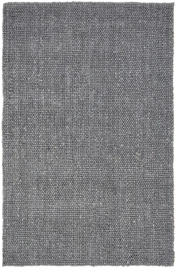Cole Modern Classic Blue Solid Loop Jute Rug - 8'x10'