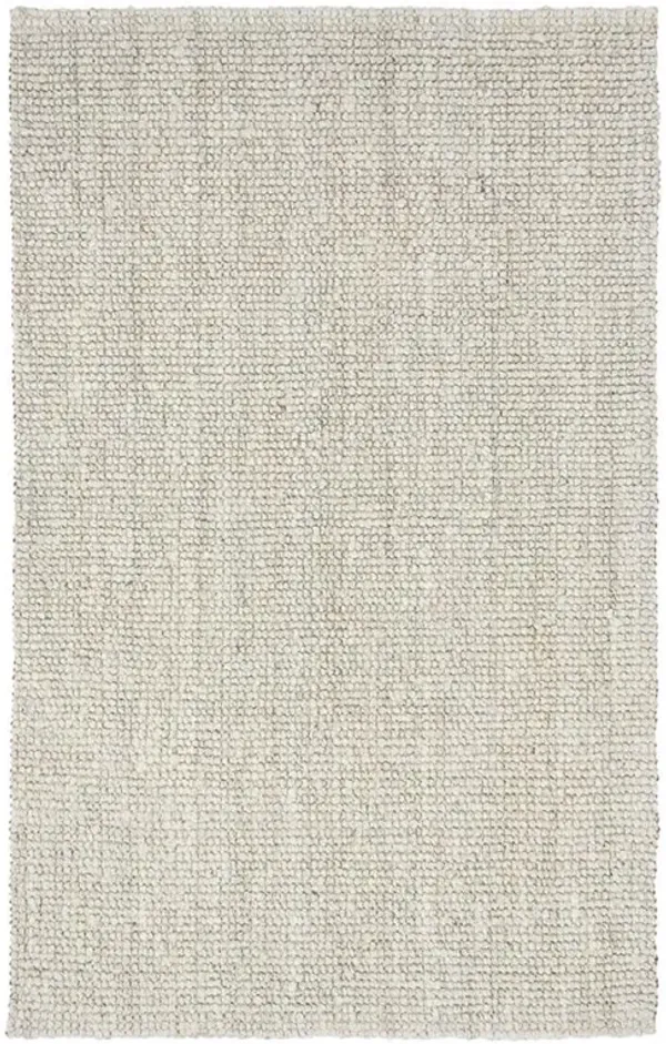 Cole Modern Classic White Solid Loop Jute Rug - 8'x10'