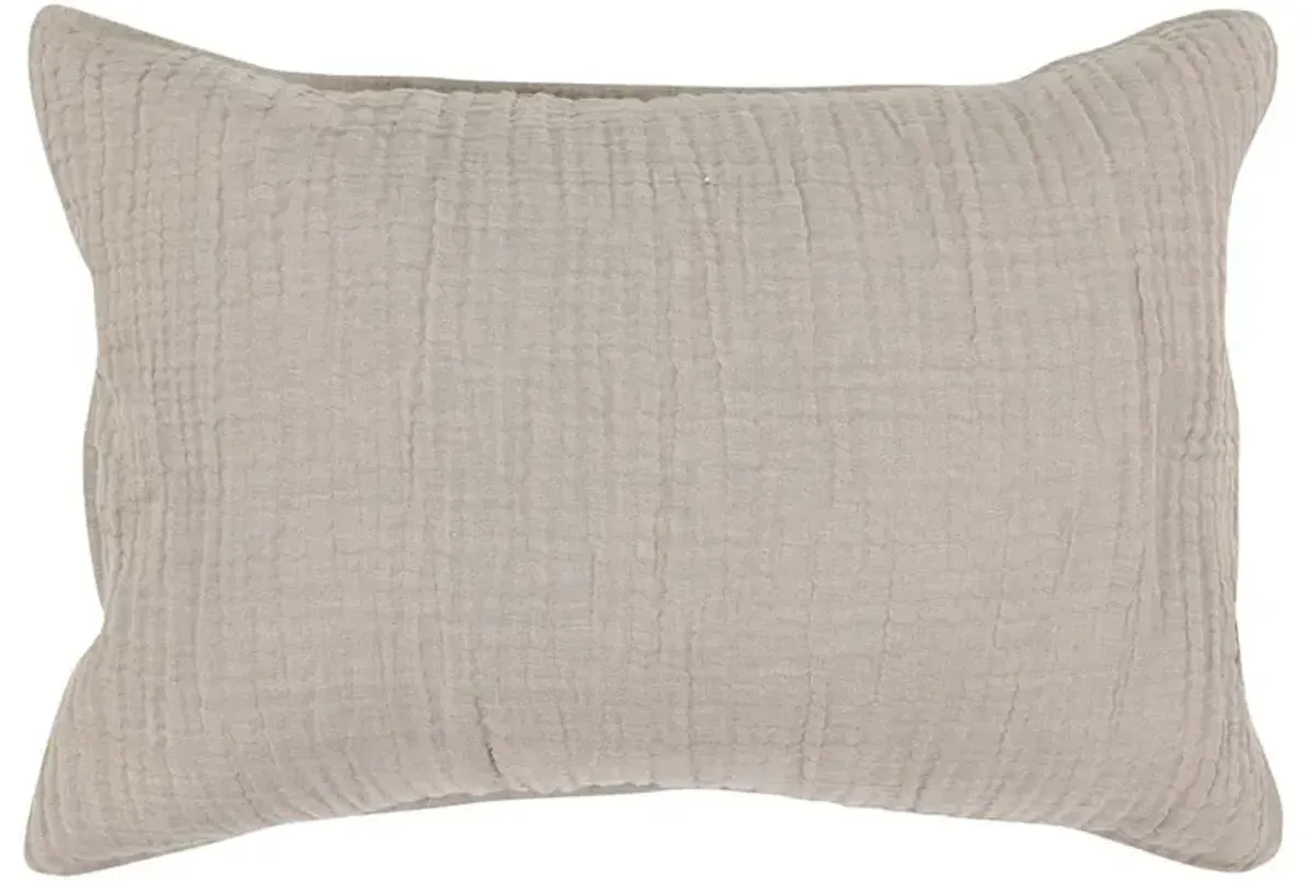 Cosette Modern Classic Natural Cotton Sham - King