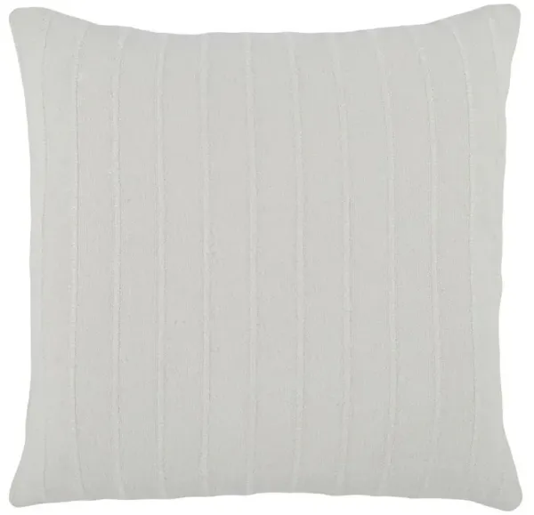 Harper Modern Classic White Striped Cotton Throw Pillow - 22x22