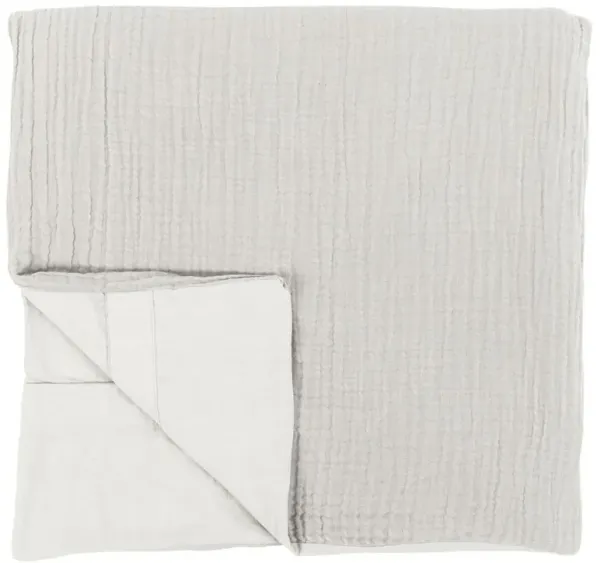 Cosette Modern Classic Grey Cotton Duvet - King