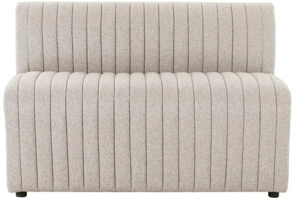 Leo Modern Classic Grey Upholstered Tufted Dining Bench