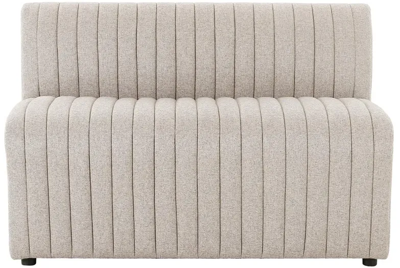 Leo Modern Classic Grey Upholstered Tufted Dining Bench